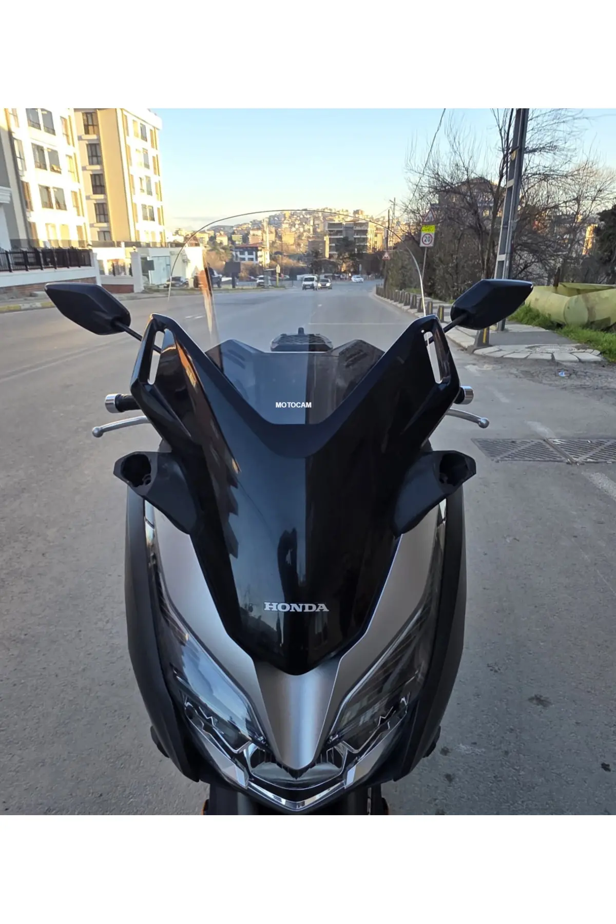 Honda Forza 250 Ön Cam 2018-2020 Model 47cm Şeffaf Renkli 4mm