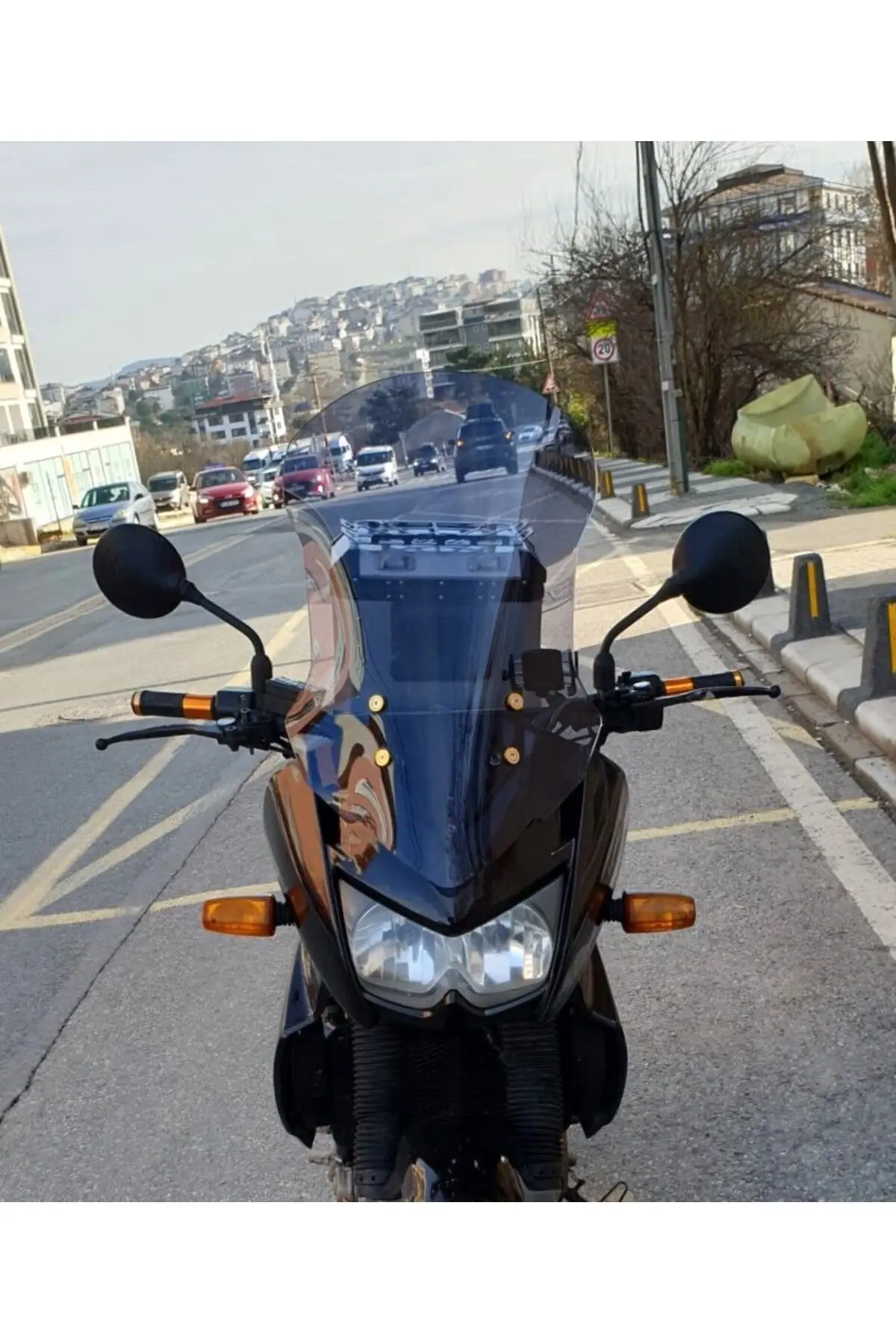 Kawasaki KLE 500 Ön Cam 2005-2008 Model 58cm Füme Renkli 4mm UZUN Kawasaki KLE 500 Ön Cam 2005-2008 Model 58cm Füme Renkli 4mm UZUN