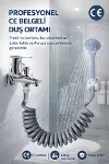 Gri Spiral Duş Hortumu ve Seti 2.5 Metre, Şık ve Dayanıklı Tasarım-1