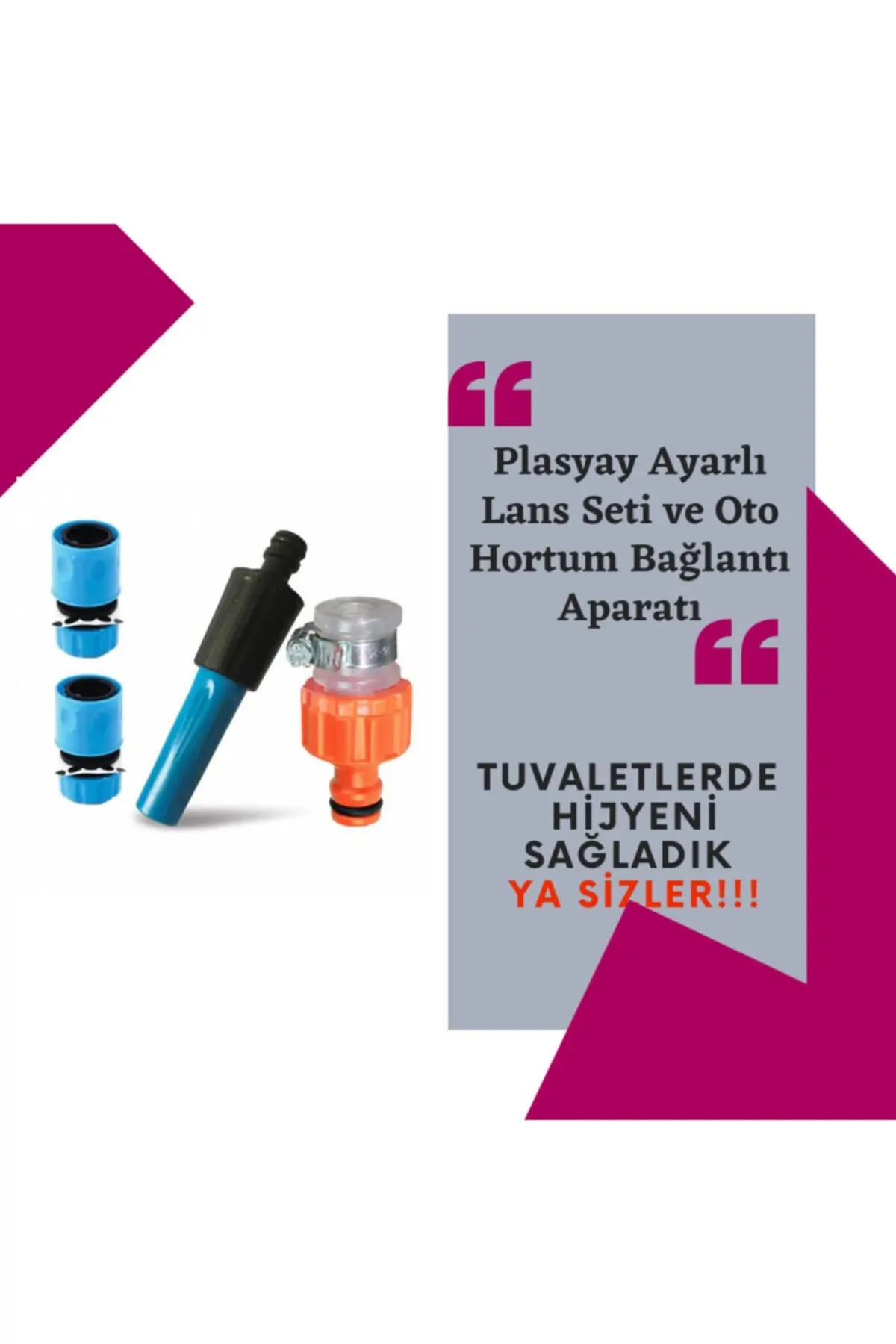 Kıvırmalı Lans Set ve Hortum Bağlantı Aparatları