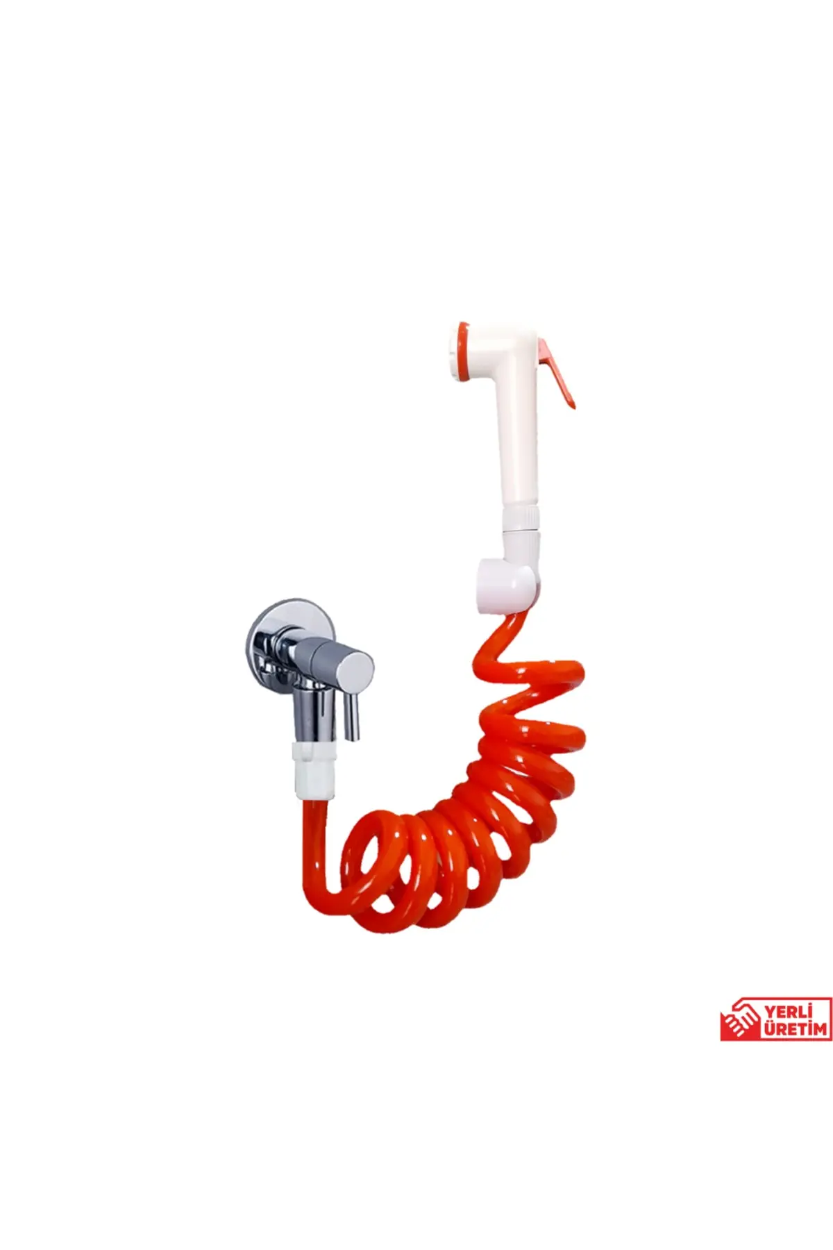 Spiral Taharet Matik Hortum Seti 2 Metre Turuncu
