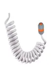 Spiral Yıkama Sulama Uzatma Hortumu Beyaz 2 Metre-4
