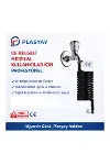 Spiral Wc Taharet Hortum Matik ve Wc Banyo Yıkama Plastik Kelepçeli Set Siyah Inci 110 Cm-5
