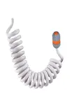 Spiral Yıkama Sulama Uzatma Hortumu Beyaz 5 Metre-4