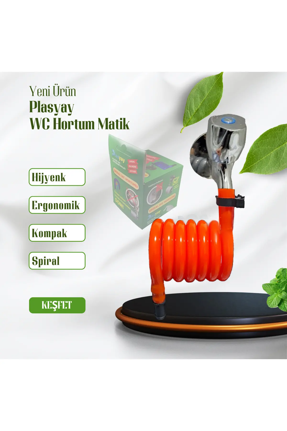 Spiral Wc Hortum Matik Turuncu 97-100 Cm