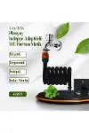 Spiral Wc Taharet Hortum Matik Kelepçe Adaptörlü Yeni Siyah Inci 97 Cm-1