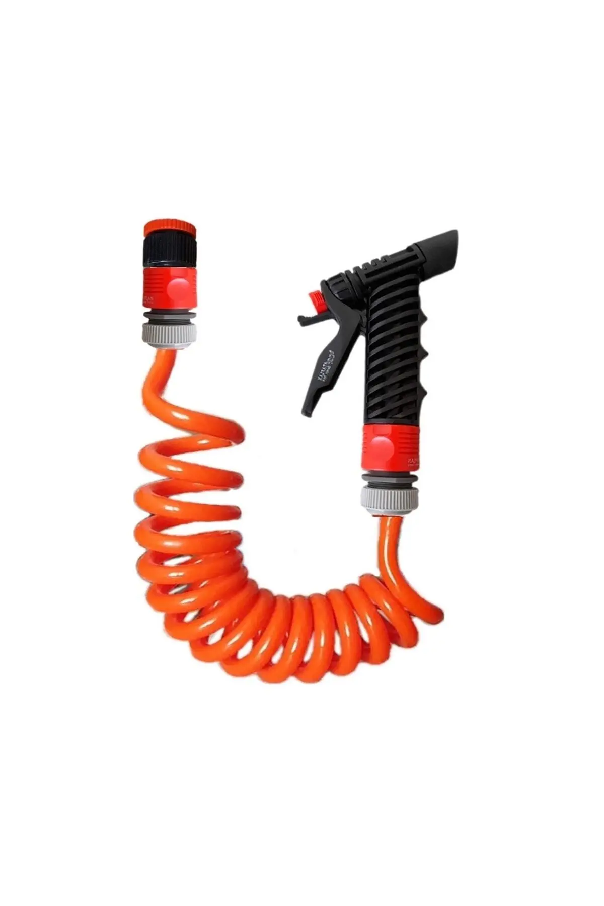 Spiral Sulama Yıkama Hortum Musluk Adaptörlü Ve Yeni Tetikli Başlıklı Set 5 Metre