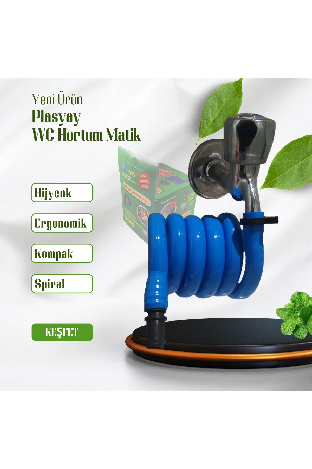 Spiral Wc Hortum Matik 97-100 Cm Mavi