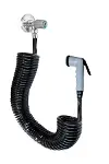 Spiral Şattaf (Bide) Başlıklı Taharet Matik 1/2 Bağlantılı  Siyah Inci 250 Cm-3