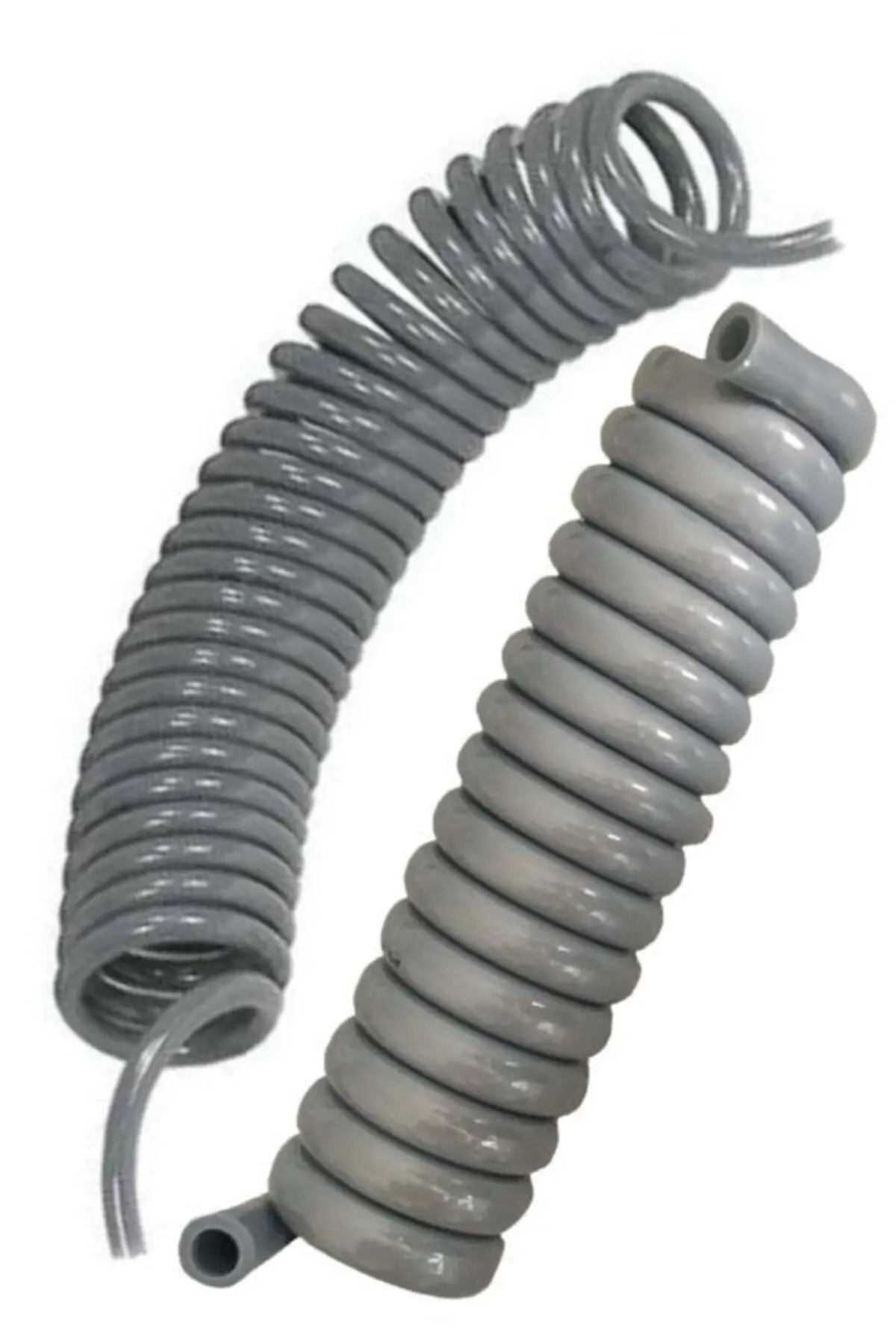 Spiral Basınçlı Kompresör Hava Hortumu 8x14 Mm 1.5 Metre Özel Gri
