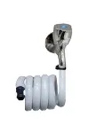 Spiral Wc Hortum Matik Kutulu Vakumlu ve Kelepçeli Beyaz 97-100 Cm-2