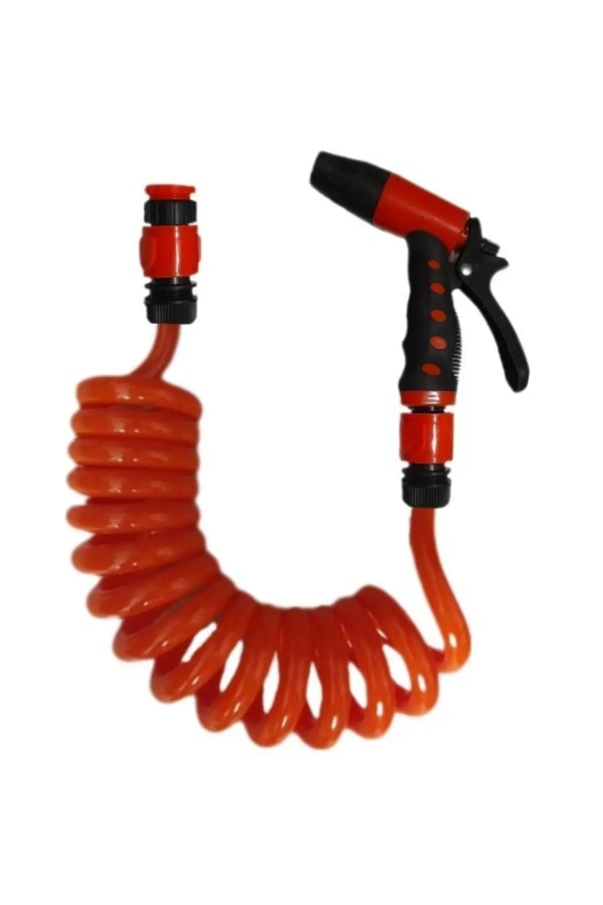 Spiral Veranda Araç Yıkama Bahçe Sulama 2 Fonksiyonlu Başlıklı Set 3.5 Metre