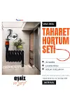 Spiral Kelepçe Adaptörlü Wc Taharet Hortum Matik ve Wc Banyo Yıkama Setleri Siyah Inci 97 -100 cm-1