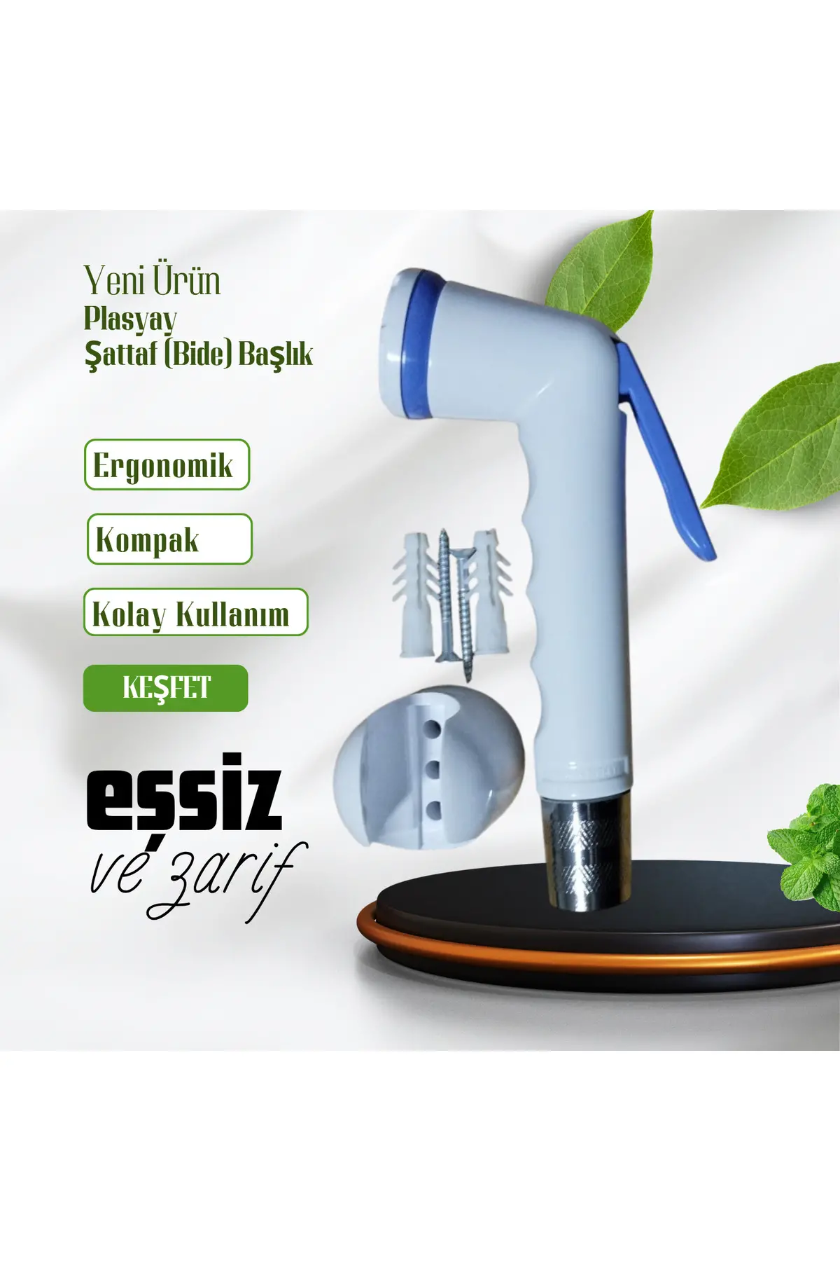Mandallı Şattaf Başlık Tekne Yat Karavan Duş Ve Taharet Matik Başlığı