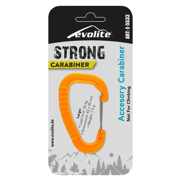 Evolite Strong Karabina Large/Güvenli Bağlantı