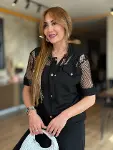 Kadın Fileli Kapüşonlu Modal Ceket-1
