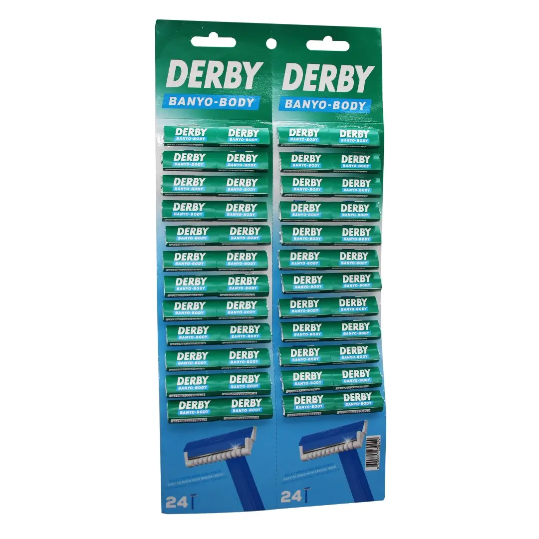 DERBY BANYO BODY TEK BIÇAK KARTELALI JİLET 48PCS (4745)