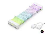 24 Pin Argb Anakart Güç Uzatma Kablosu Bükülebilir 2 Mm 108 Led Beyaz ND2812W-2