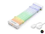24 Pin Argb Anakart Güç Uzatma Kablosu Bükülebilir 2 Mm 108 Led Beyaz ND2812W-1