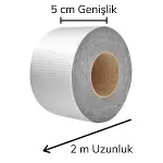 2 Mt Yüksek Sıcaklık Dayanan Su Geçirmez Çatı Duvar Çatlak Onarıcı Yapışkan Bant Folyo 5 Cm (4745)-3