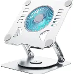 V5.1 360 Rotating Elektrikli Fanli Laptop Stand ZR524-2