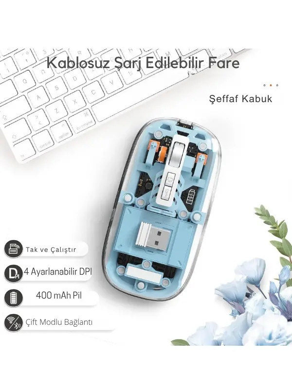 Mavi 501 Bt+ Wireless Mouse ZR1133