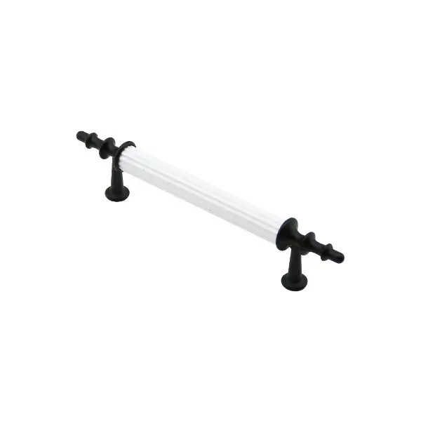 10 ADET BEYAZ - SİYAH BORU KULP 9.6CM (4745)