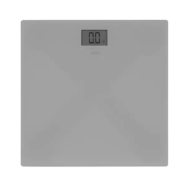 SİNBO SBS-4451 DİJİTAL - PİLLİ GRİ CAM BANYO BASKÜL TERAZİ TARTI LCD EKRAN 180KG/100GR 26X26CM (4745)