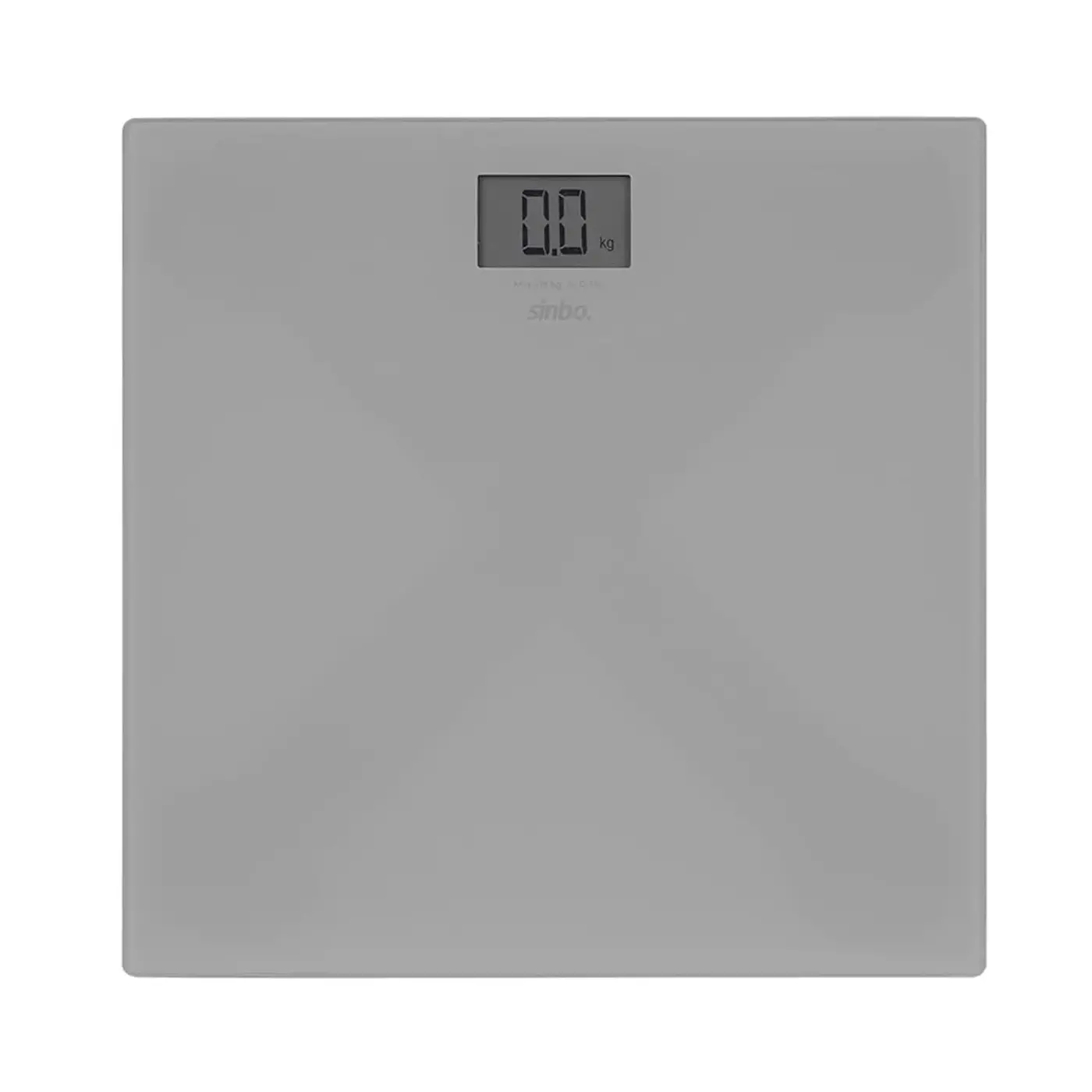 SİNBO SBS-4451 DİJİTAL - PİLLİ GRİ CAM BANYO BASKÜL TERAZİ TARTI LCD EKRAN 180KG/100GR 26X26CM (4745)