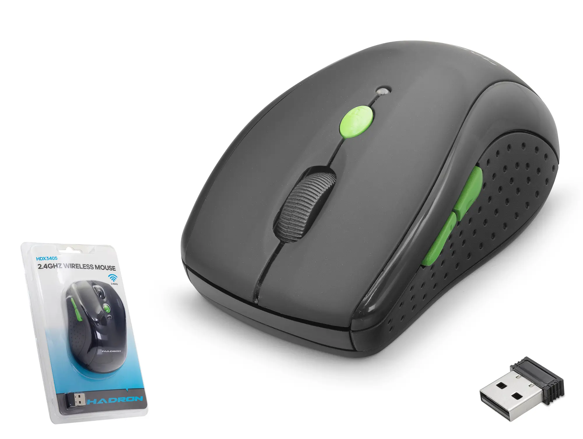 Kablosuz Mouse 800/1600 Dpi - Si̇yah HDX3405