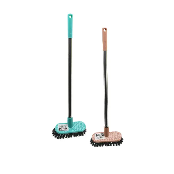 MİNİ TEMİZLİK FIRÇASI ORTA SERT KILLAR METAL SAPLI=40CM - 4.5X12.5CM (4745)