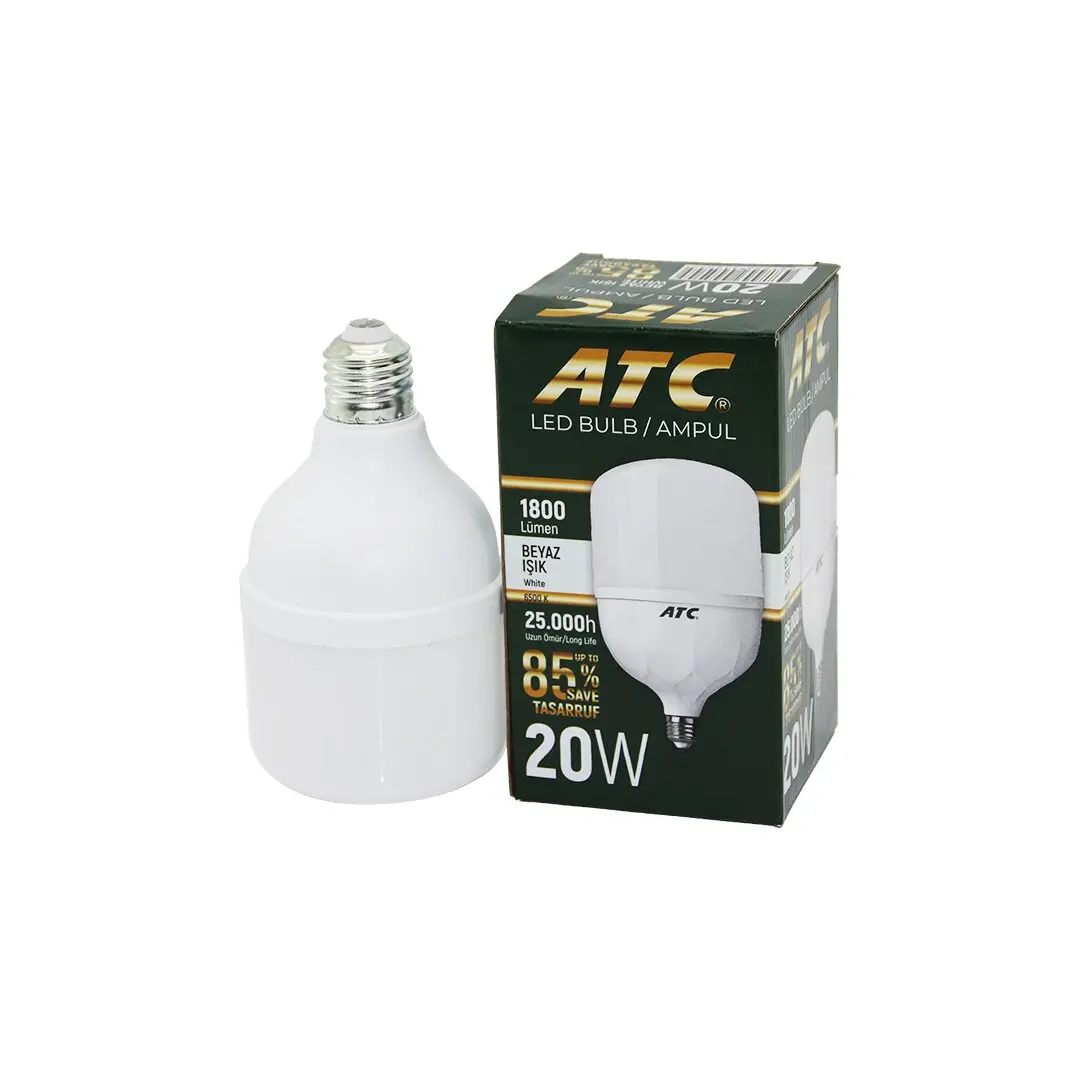 ATC-LW-20W  20W E27 TORCH LED BULB AMPUL BEYAZ 1800 LÜMEN - 25.000h (4745)
