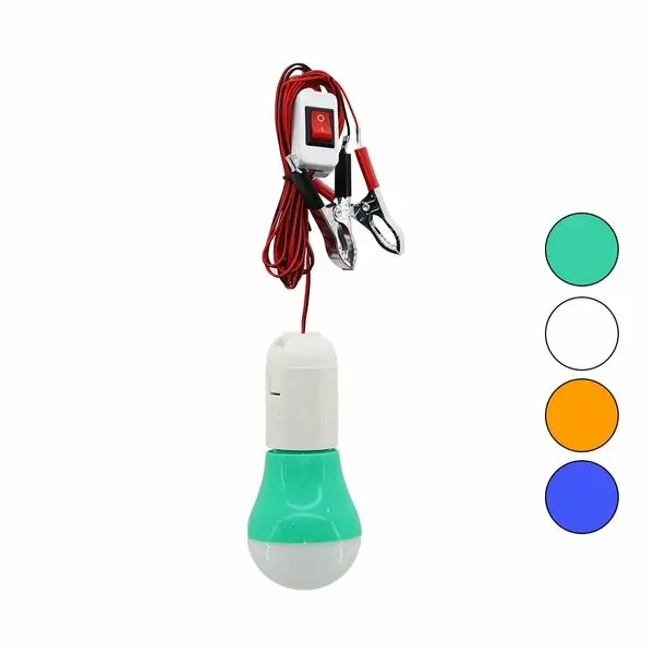 SEYYAR - LED LAMBA AKÜ TAKVİYE KABLOLU= 4MT 12V - 5W (4745)