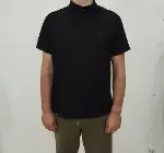 Erkek Kısa Kollu Hakim Yaka önü Düğmeli Viskon Bluz-4