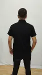 Erkek Kısa Kollu Hakim Yaka önü Düğmeli Viskon Bluz-6