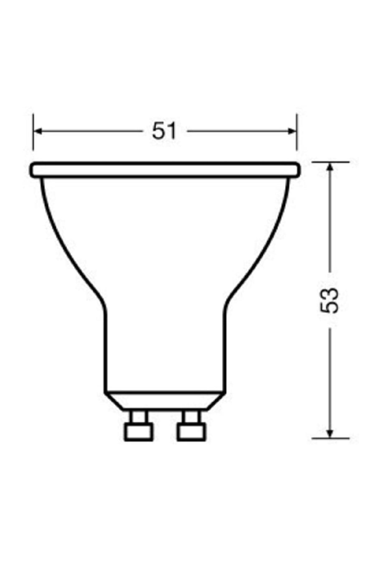 GU10 Duylu 4,5W Led Ampul 2700 Kelvin Sarı Işık 4058075198586