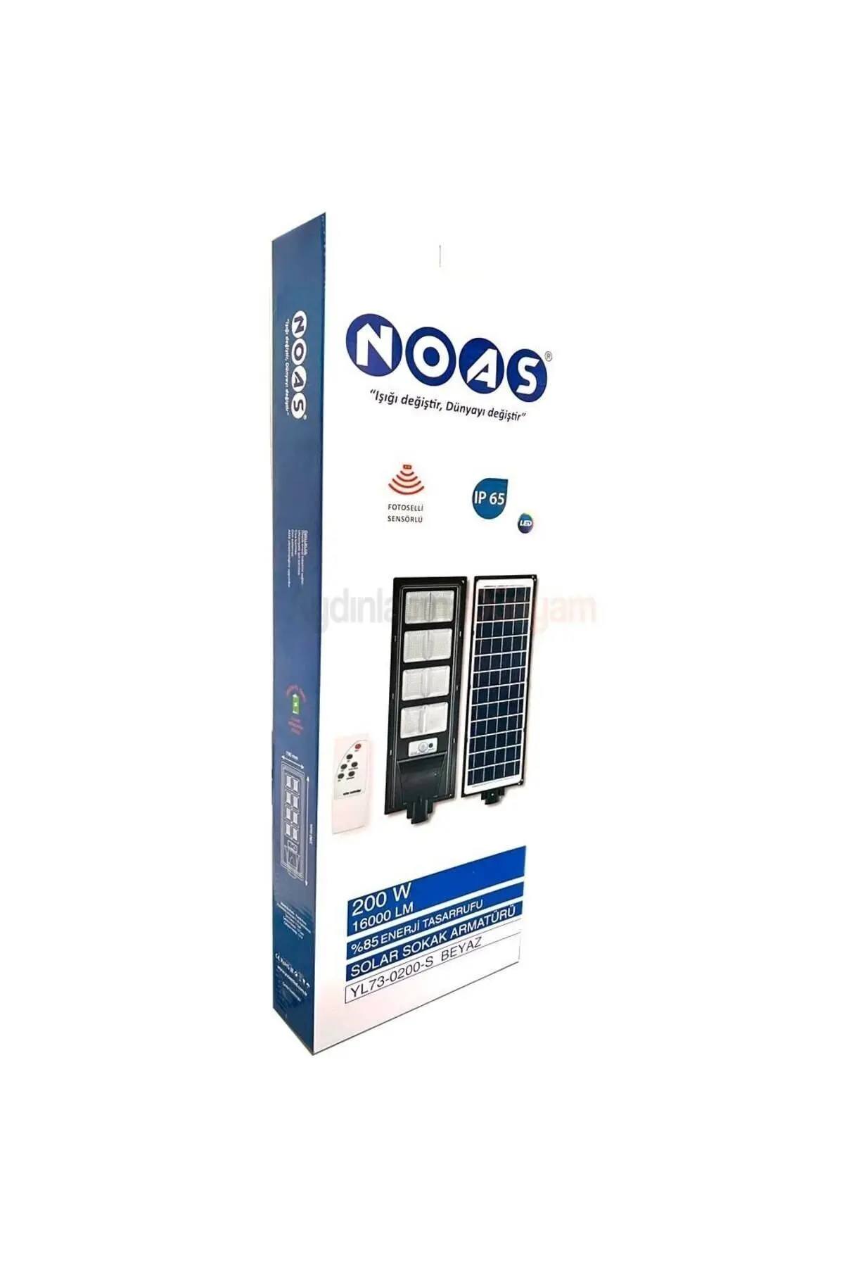 200w Led Solar Sokak Armatürü Beyaz Işık Yl73-0200-s