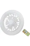 CT-1153 Fanlı 42W 3 Renk Dim Edilebilir Kumandalı Poyraz LED Ampul E27 Duy-3