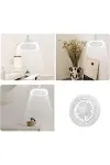 CT-1153 Fanlı 42W 3 Renk Dim Edilebilir Kumandalı Poyraz LED Ampul E27 Duy-4