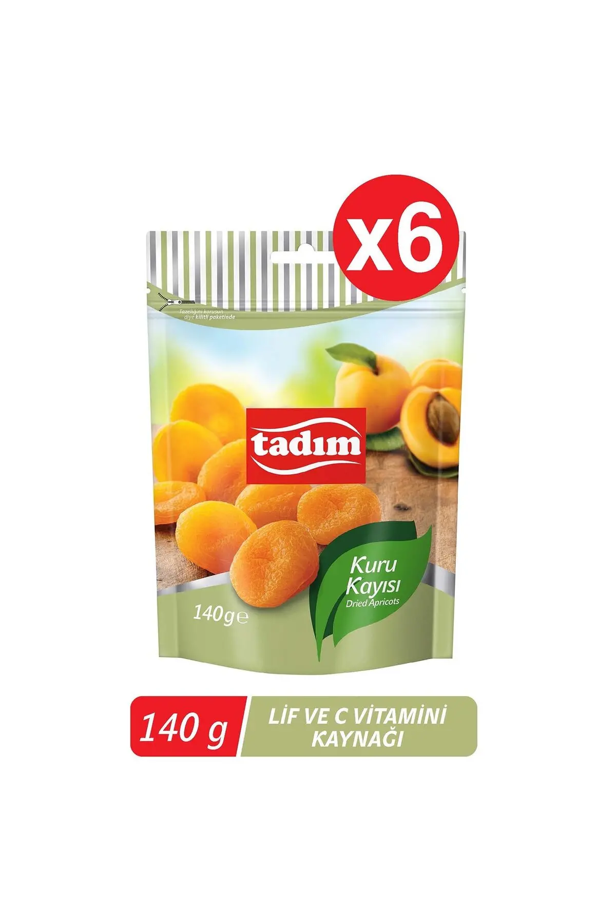 Kuru Kayısı 140 Gr x 6 Adet