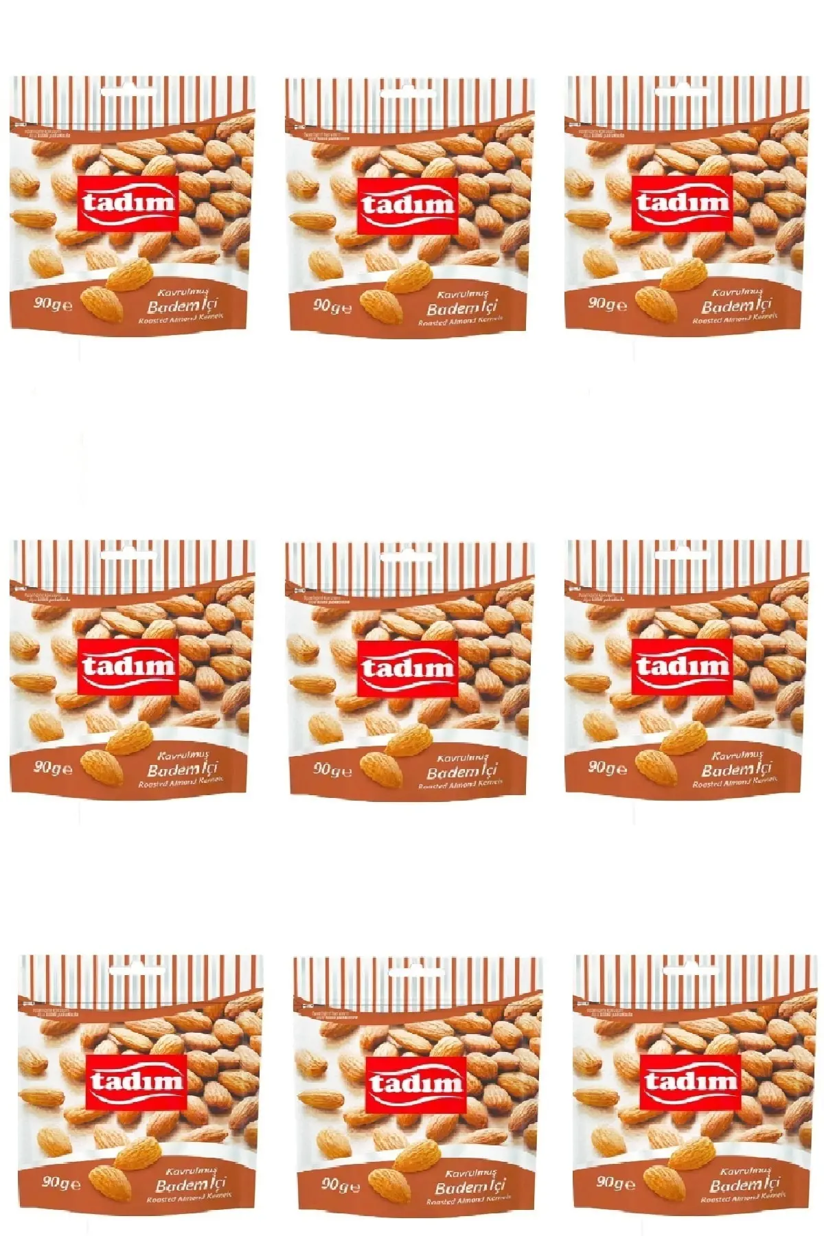 Kavrulmuş Badem Içi 90 Gr X 9 Adet