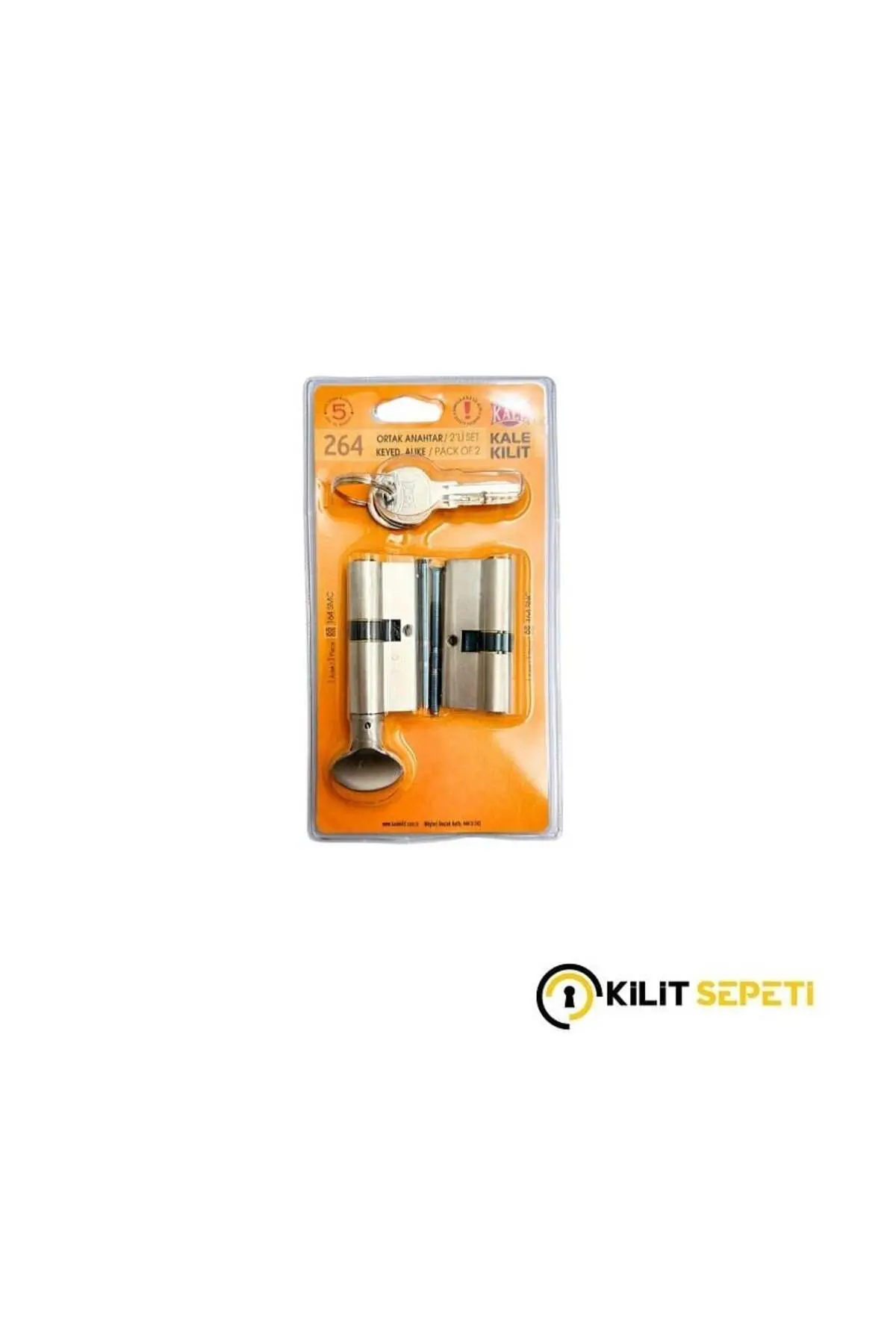Kale 264 Sistem (SN+SM) Silindirler İkili Pas Sistem BLİSTERLİ NİKEL