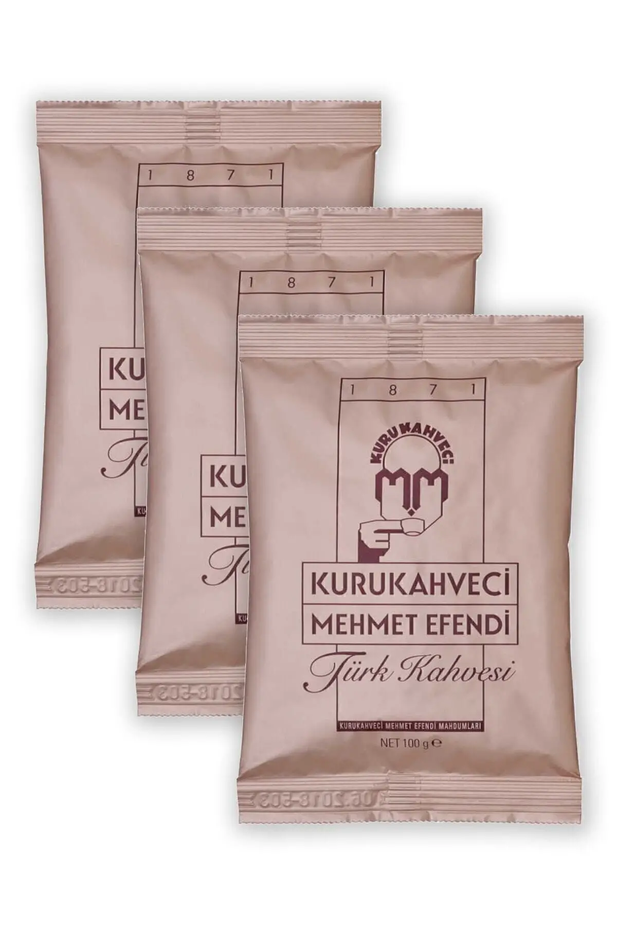 Kurukahveci Türk Kahvesi 10 G Folyo Ambalaj X 3 Adet