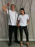 Unisex Kısa Kollu Bisiklet Yaka Basic Viskon Bluz-3
