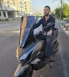 MOTOCAM Kymco Downtown GT 350 Ön Cam 2024-2026 Model 62cm Siyah Renkli 4mm-3