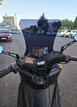 MOTOCAM Kymco Downtown GT 350 Ön Cam 2024-2026 Model 62cm Siyah Renkli 4mm-4