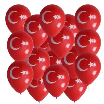 BAYRAKLI BALON 12İNC 100 PARÇA (4745)
