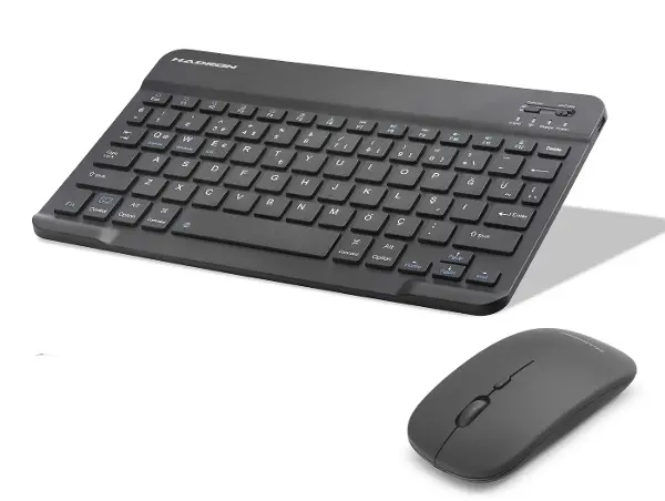 Kablosuz Bluetooth Smart Klavye Ve Mouse Seti - Siyah HDX2508