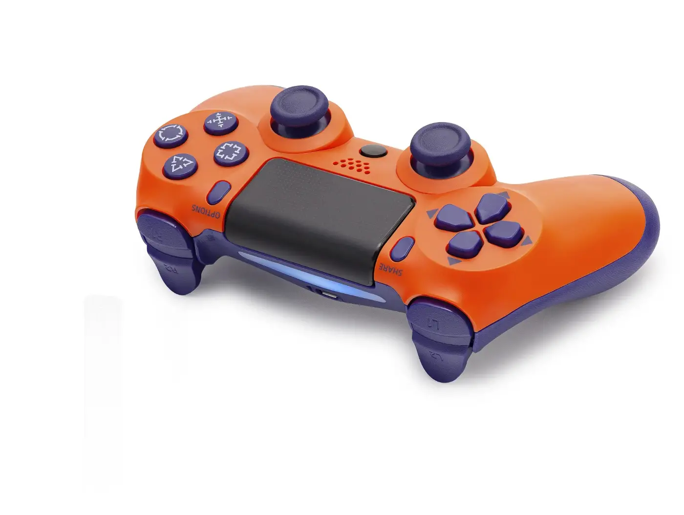 Ps4 Uyumlu Kablosuz Gamepad Oyun Kolu - Turuncu ND400D