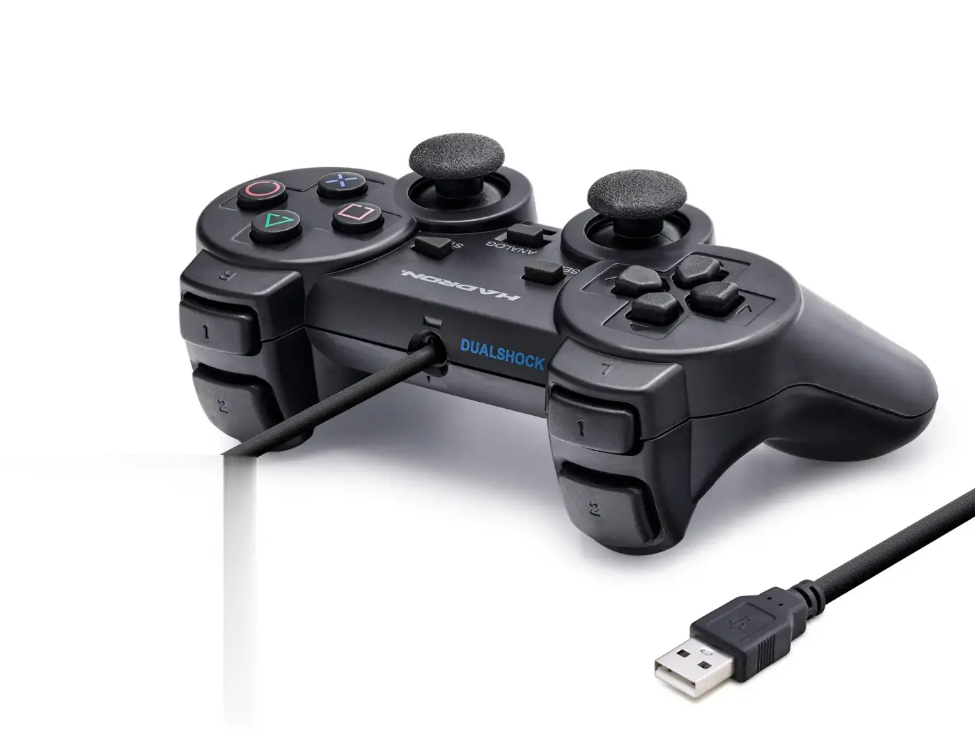 Pc Uyumlu Kablolu Usb Gamepad Oyun Kolu - Siyah HD302